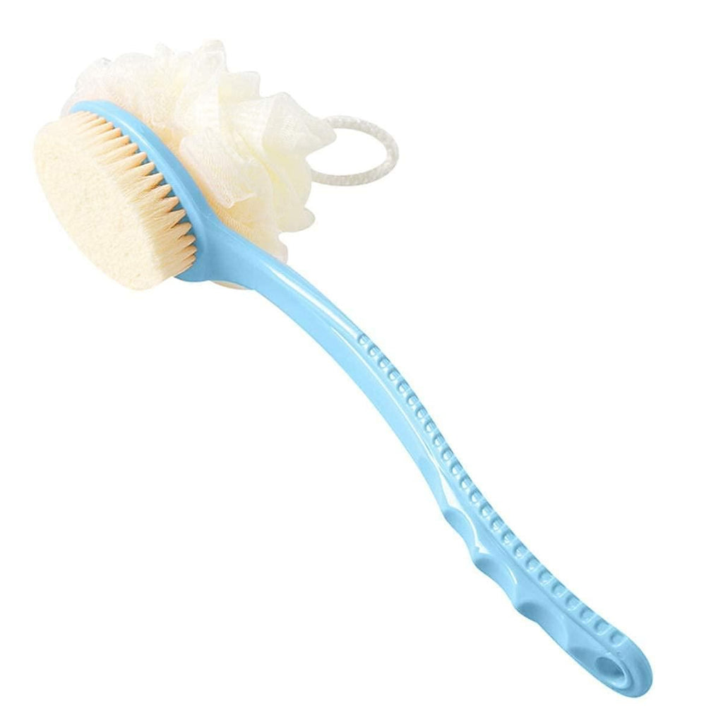 2-in-1 Bath Brush with Loofah | Full Body Cleaning